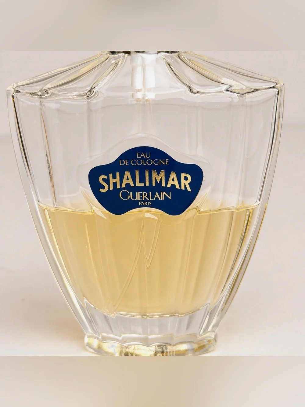 Vintage Guerlain Shalimar Bottle Set Spray w Blue Caps - Picture 5 of 8